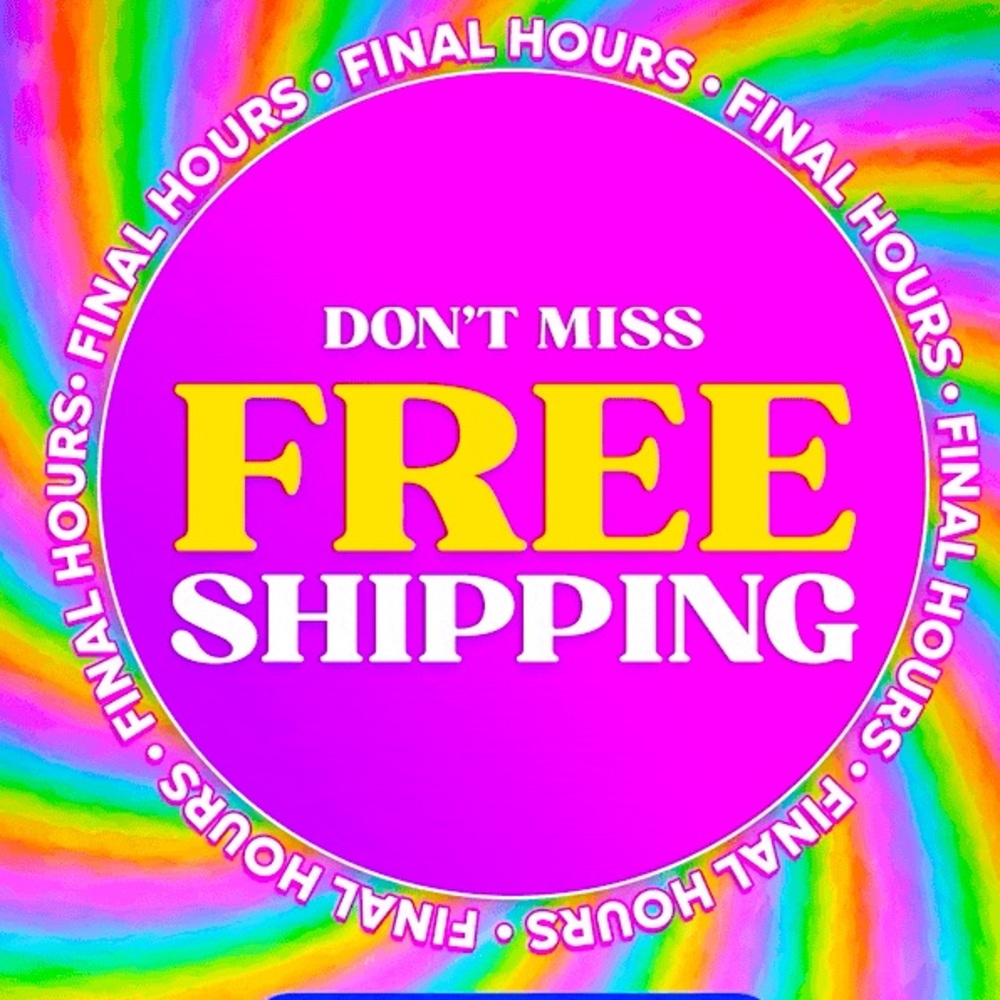 DONT MISS FREE SHIPPING